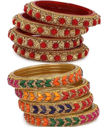 Somil Designer Wedding Fancy Glass Bangle Set For Party, Marriage, Function And Daily Use