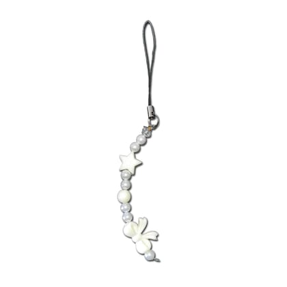 White Bow - Mini Phone Charm