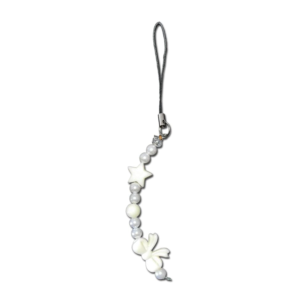 White Bow - Mini Phone Charm