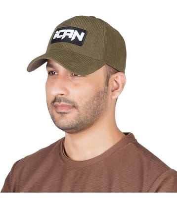 valdez Khaki Cotton Blend Men's Cap ( Pack of 1 )