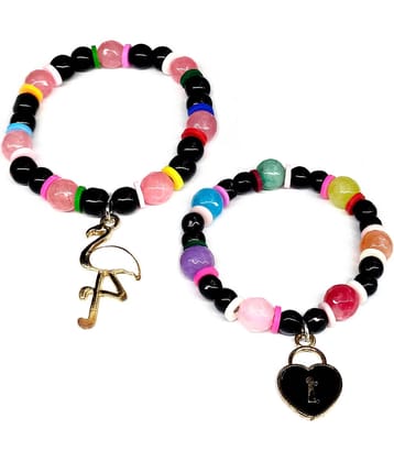 DAIVYA WELLNESS - Multicolor Bracelet ( Pack of 2 )
