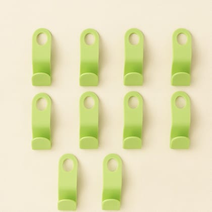 Multipurpose Plastic Hanger Hooks (10 Pc)