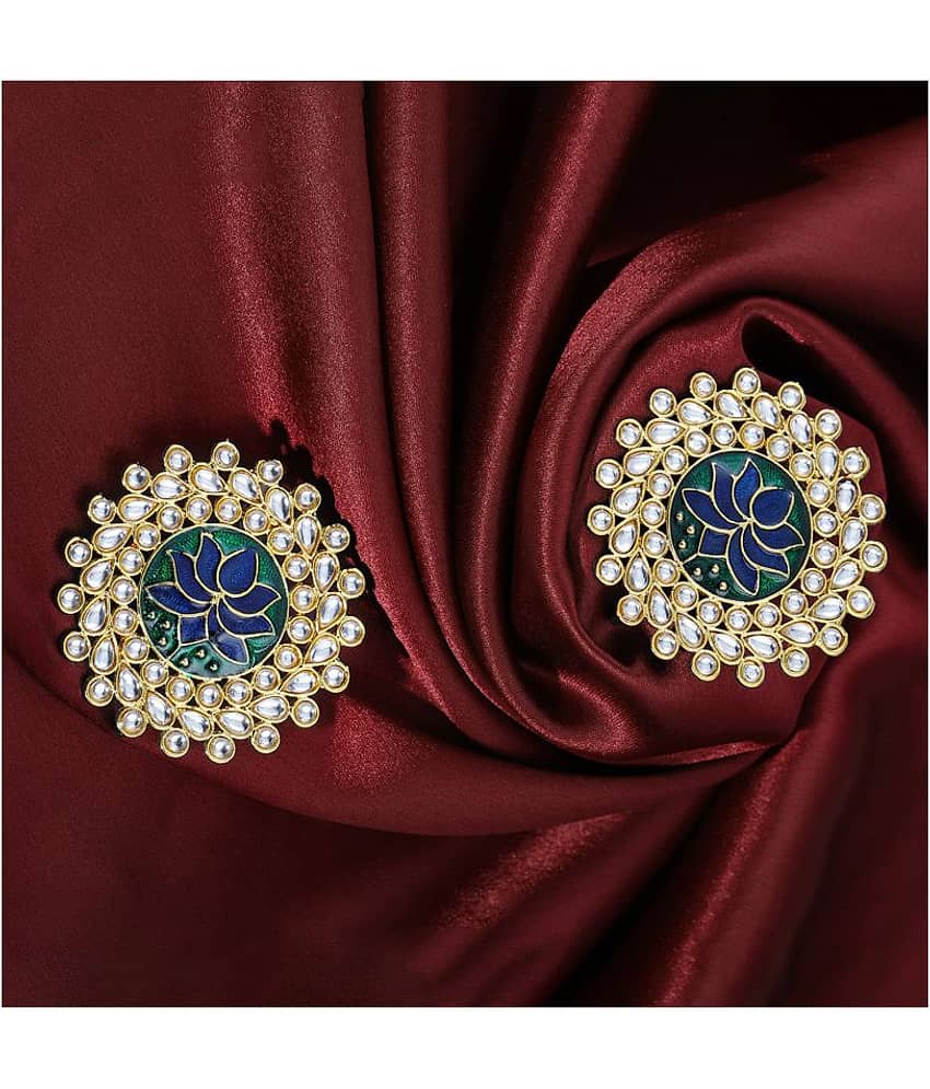 Sukkhi Lavish Gold Plated Kundan Earring for Women