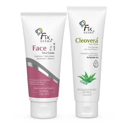 Face Cream & Face Wash Combo
