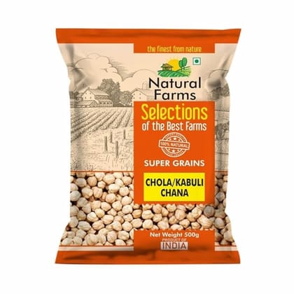 Natural Farms Chhola/Kabuli Chana 500 g