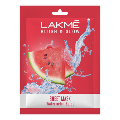 Lakme Blush & Glow Sheet Mask Watermelon Burst 25 ml