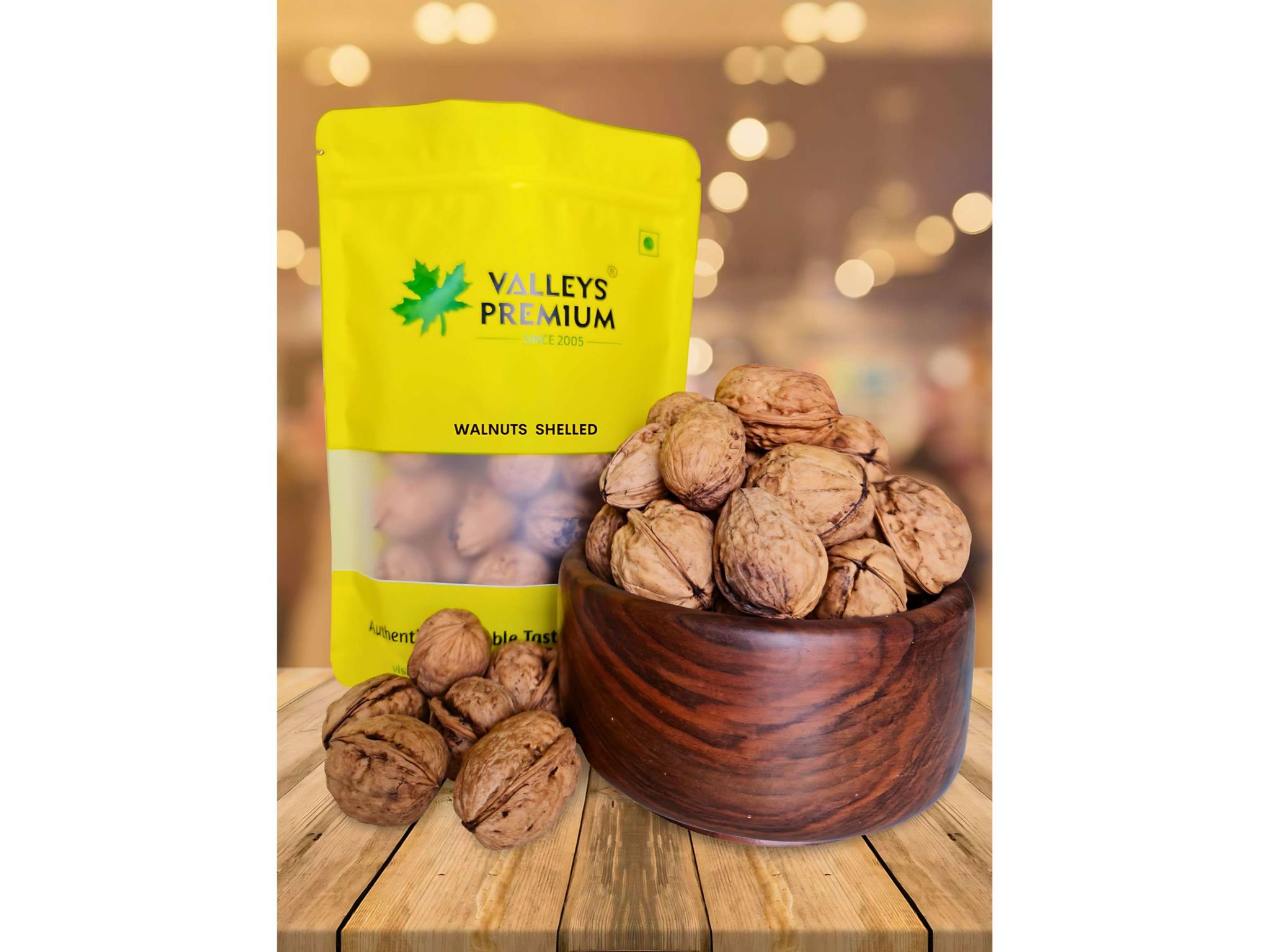 Valleys Premium Kashmiri Inshell Walnuts Whole (AKHROT) - 400 Gram