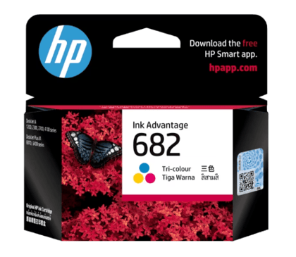 Hp Cartridge 682 Tri - color Original Ink