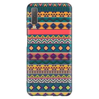 Motion Pettern Samsung A7 2018 Premium Embossed Mobile cover