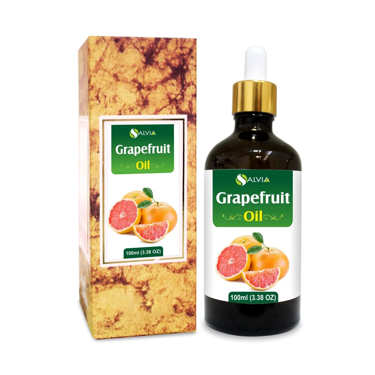 Salvia Grapefruit Oil (Citrus paradisi) Essential Oil for Aromatherapy & DIY Blends Fresh Citrus Oil for Skincare, Massage & Fragrance Use 100 ml / 3.38 fl oz Salvia Grapefruit Oil (Citrus paradisi) Essential Oil for Aromatherapy & DIY Blends Fresh Citru