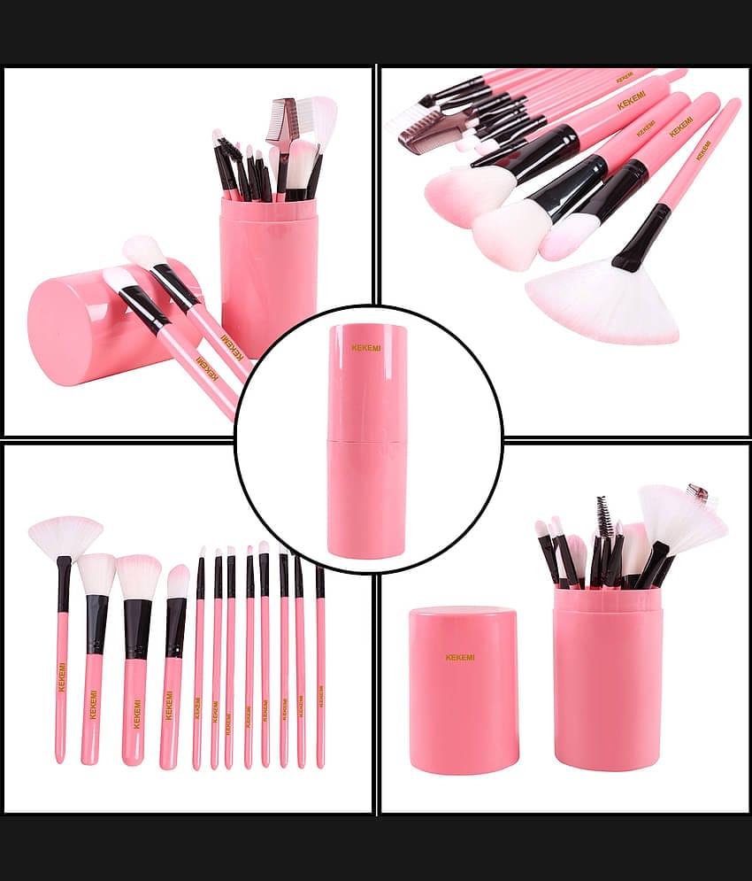 KEKEMI Pink Brush Set 12 Pcs 185 g