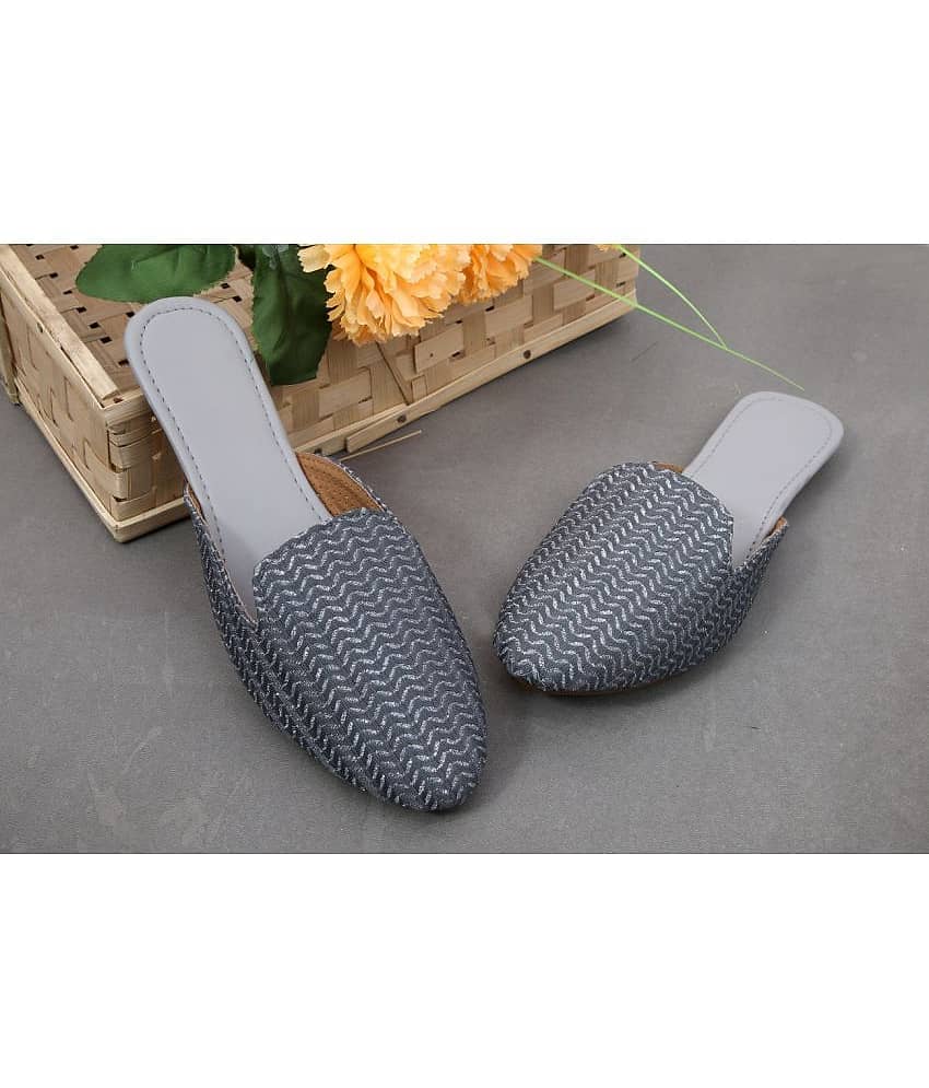 Anjaneya Creations - Gray Women's Mules