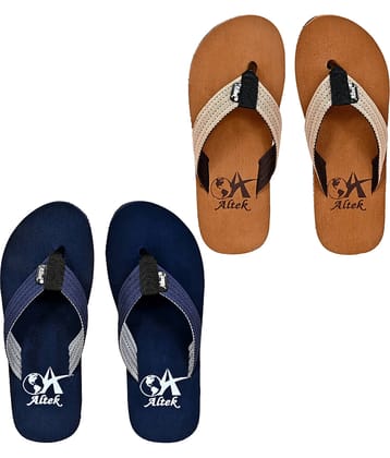 Altek Olive Men's Thong Flip Flop