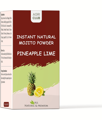 Agri Club Pineapple Lime Drink Powder Instant Mix 15 Sachets 225 gm