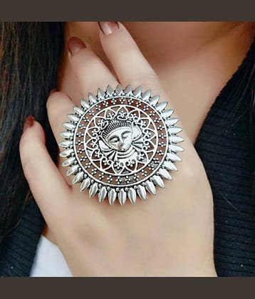 Sunhari Jewels- Silver Rings (Pack of 1)
