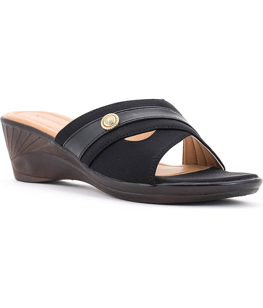 Khadim's - Black Women's Slip On Heels