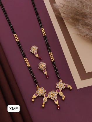 Mangalsutra earrings combo.