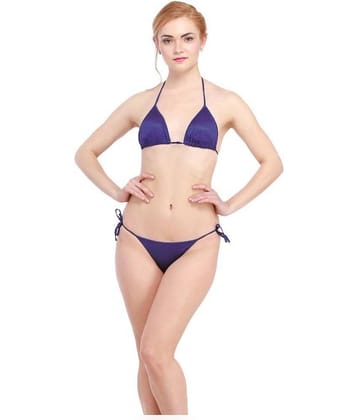 You Forever Navy Satin Bra & Panty Sets