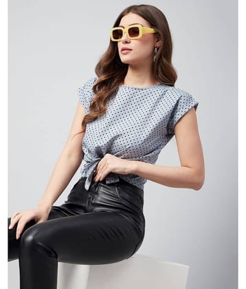 Chimpaaanzee Women's Crepe Crop Top ( Grey )