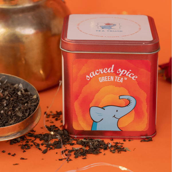 Sacred Spice Green Tea-50 GMS / Tin Box