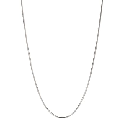 925 Sterling Silver Snake Chain Necklace for Women & Men | Smooth Flat Chain | Minimalist Everyday Jewelry