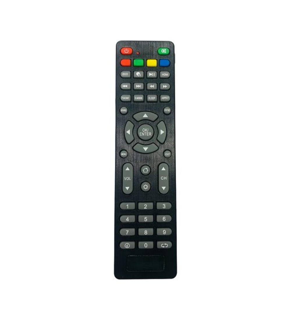 Smart TV Remote No.1212 No Voice Croma Smart TV LCD LED Remote Control (Black)