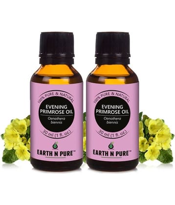 Earth N Pure - Evening Primrose Essential Oil 30 mL ( Pack of 2 )