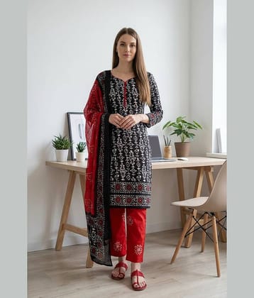 ANAND SAREES Women's Crepe Unstitched Salwar Suit