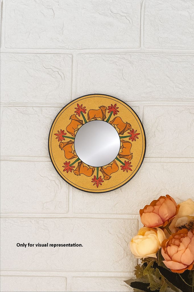Dbeautify's DIY Round MDF Decorative Mirror
