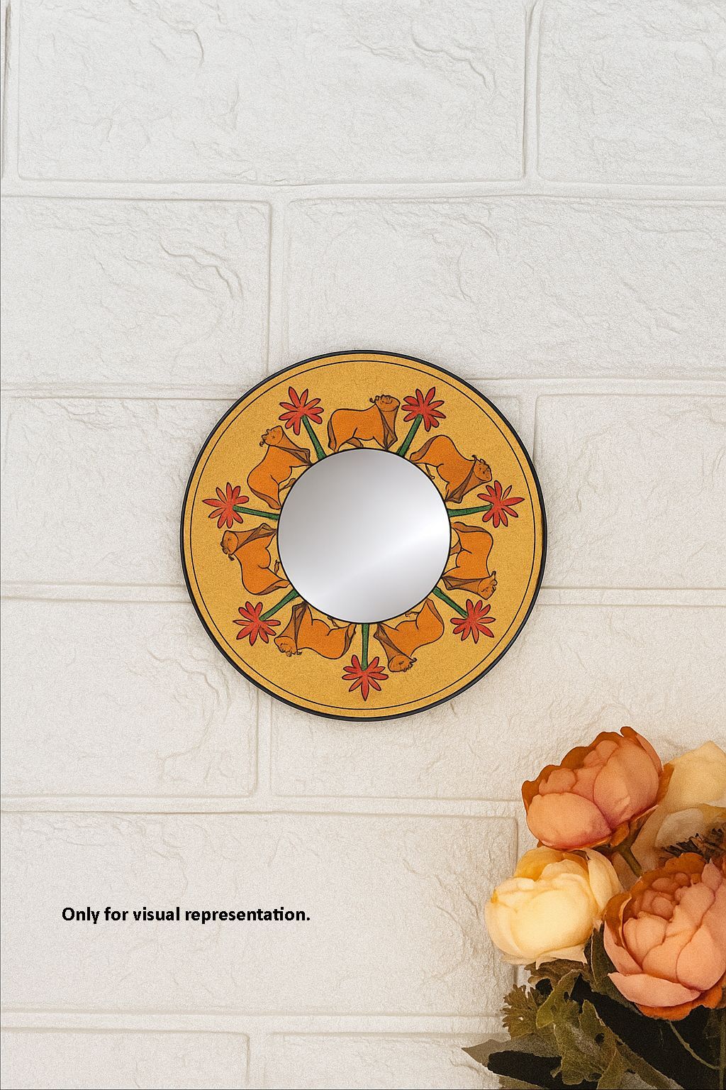 Dbeautify's DIY Round MDF Decorative Mirror