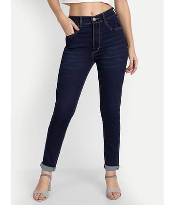 AngelFab - Blue Denim Skinny Fit Women's Jeans ( Pack of 1 )