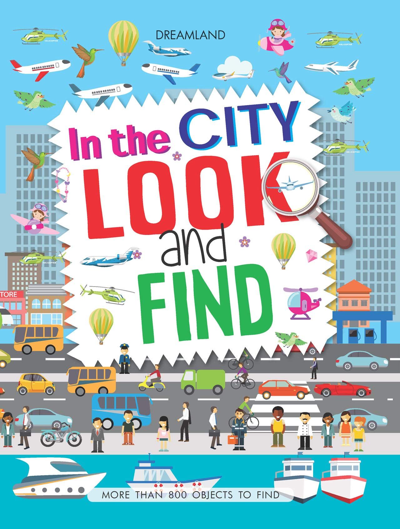 Look And Find - In The City [Paperback] Dreamland Publications