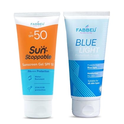 Combo of Blue Light Cream + SPF 50 Combo of Blue Light Cream + SPF 50