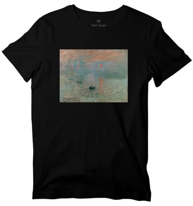 Impression, Sunrise Art T-shirt-36 - XS / Black