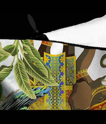 Houzzcode - Water Repellent Multi Polyester Pillow Covers 40x40x3 ( Pack of 1 )