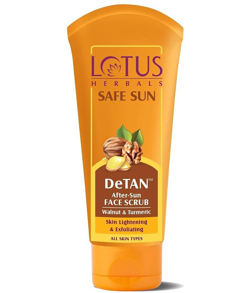 Lotus Herbals Safe Sun DeTAN After Sun Face Scrub 100g
