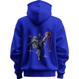 BULL CLOTHING Men's Cosmic Kicker Dark Blue Hoodie Premium 280 GSM Fleece  Perfect for Comfort and Style (XXL)