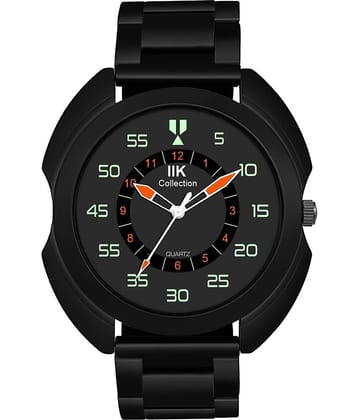 IIK COLLECTION - Black Stainless Steel Analog Men's Watch