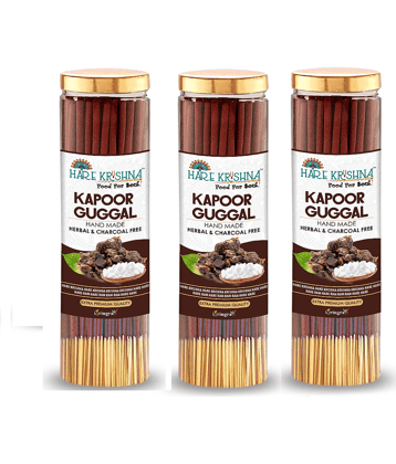 Vringra Incense Stick Kapur,Guggal 200 gm ( Pack of 3 )