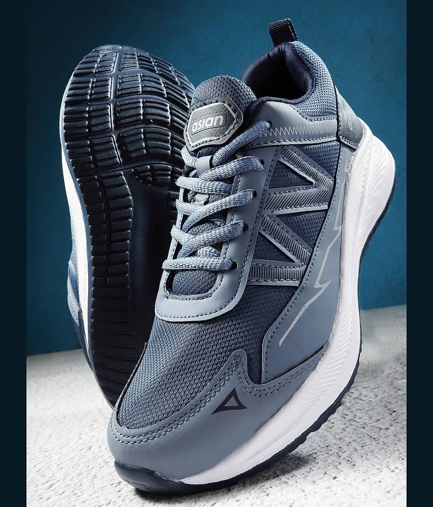ASIAN TURBO-06 Navy Blue Men's Sports Running Shoes