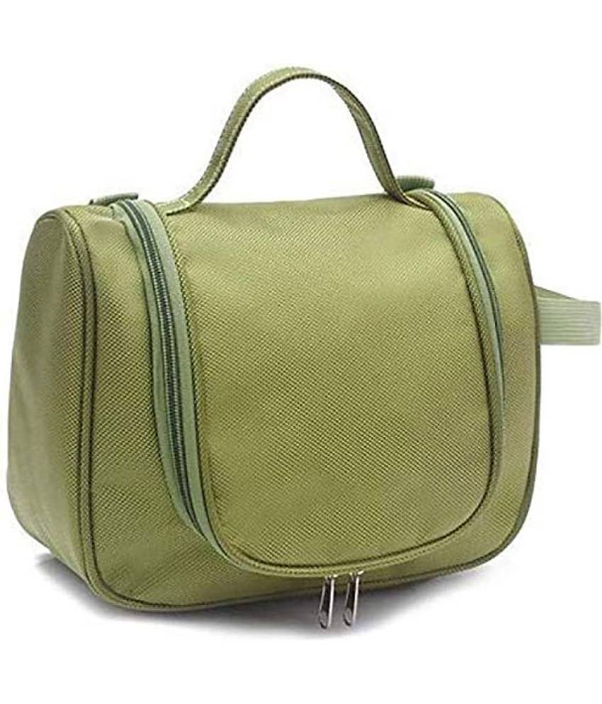 House Of Quirk Green Toiletry Bag Travel Organizer Cosmetic Bags