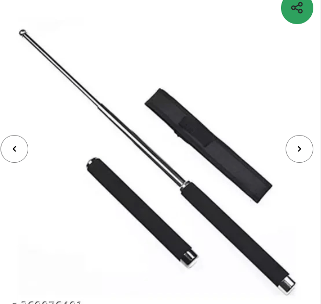 Self defense iron foldable stick