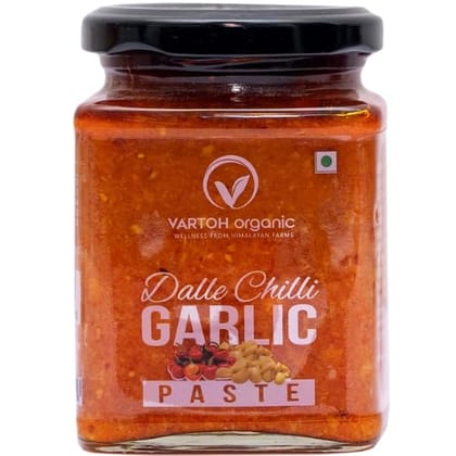 Vartoh Organic Dalle Chilli Garlic Paste, 115 gm