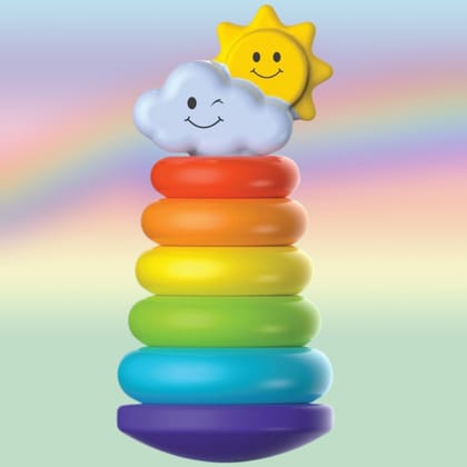 PlayMagic Rainbow Rocking Ring Stacker