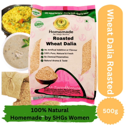 Wheat Dalia Bhuna (Broken Wheat Roasted)