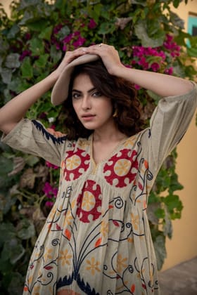 Embroidered Tunic-S