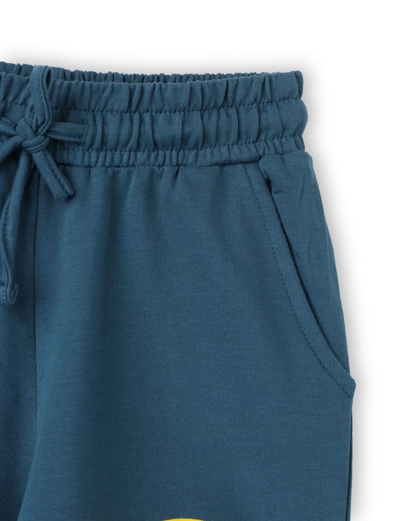 Modern Kids Boys Shorts Cotton French Terry Blue Coral Classic Car 2025 at ShopCircuit | ONDC