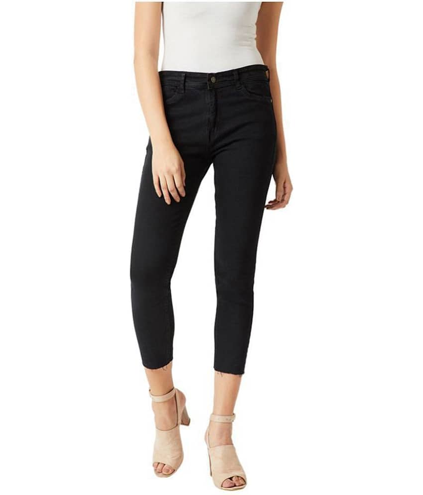 Miss Chase Cotton Jeans - Black