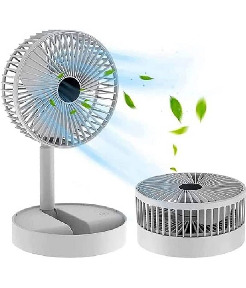 Rechargeable 3 Speed Table Desk Fan for Home, Table Fan with Strong Airflow Quiet Operation Portable Pedestal Fan Speed Adjustable Fan Assorted