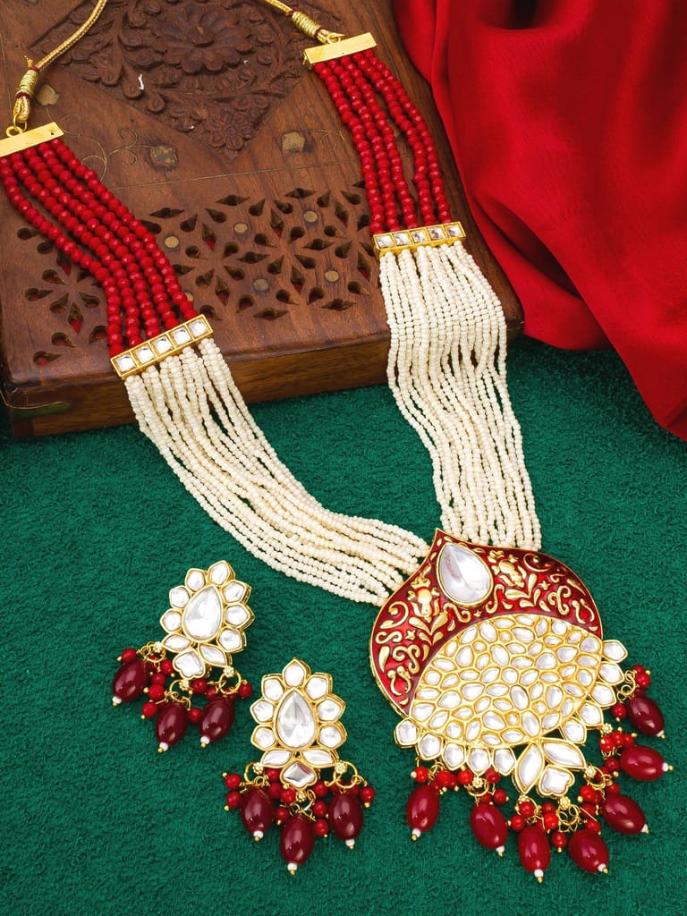 Morison Golden Radiance Necklace Set Designed for Celebrations - Jewellery Sets | Buy online on ZillyBuy